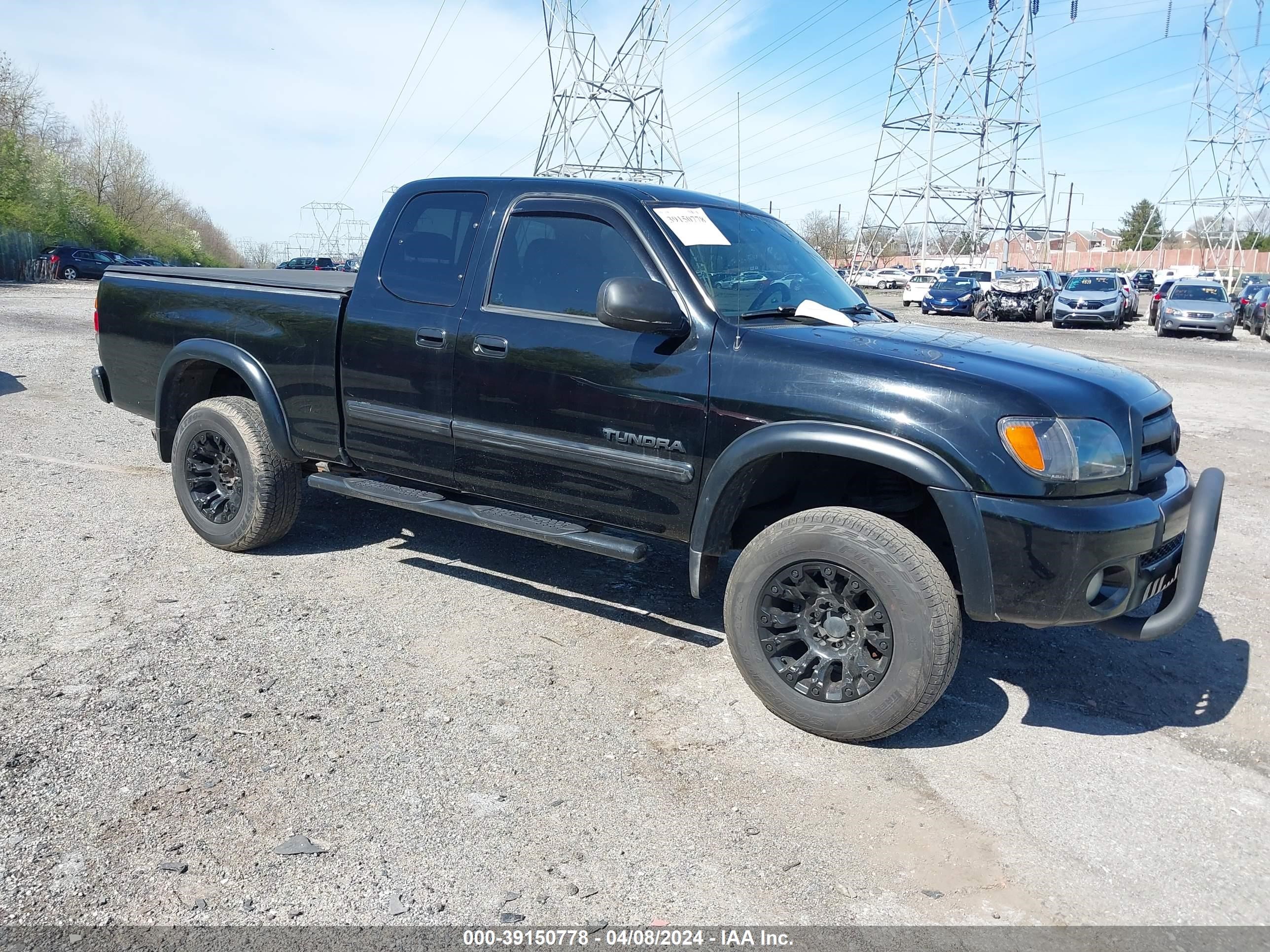 toyota tundra 2004 5tbbt44154s453214