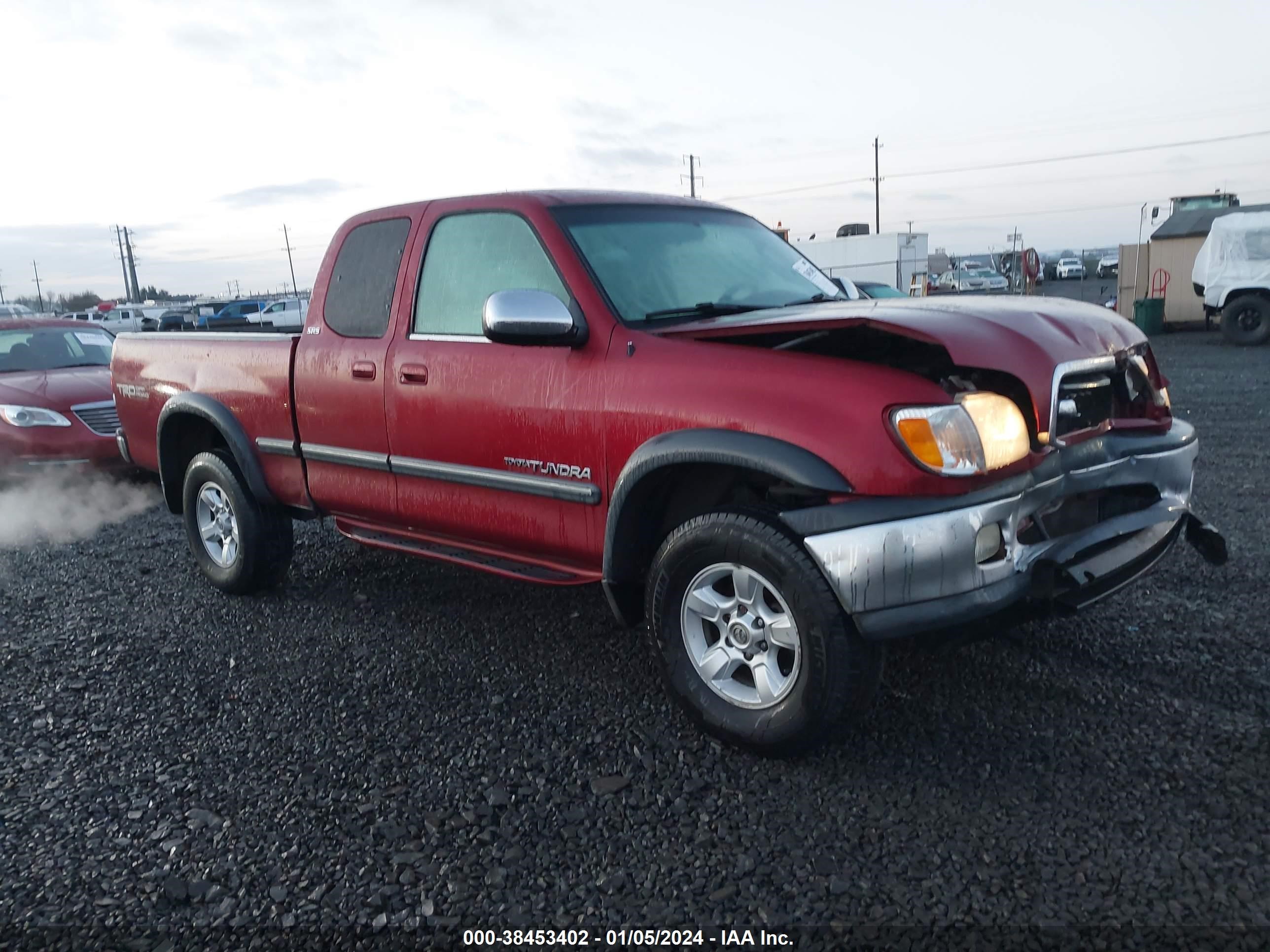 toyota tundra 2002 5tbbt44162s318319