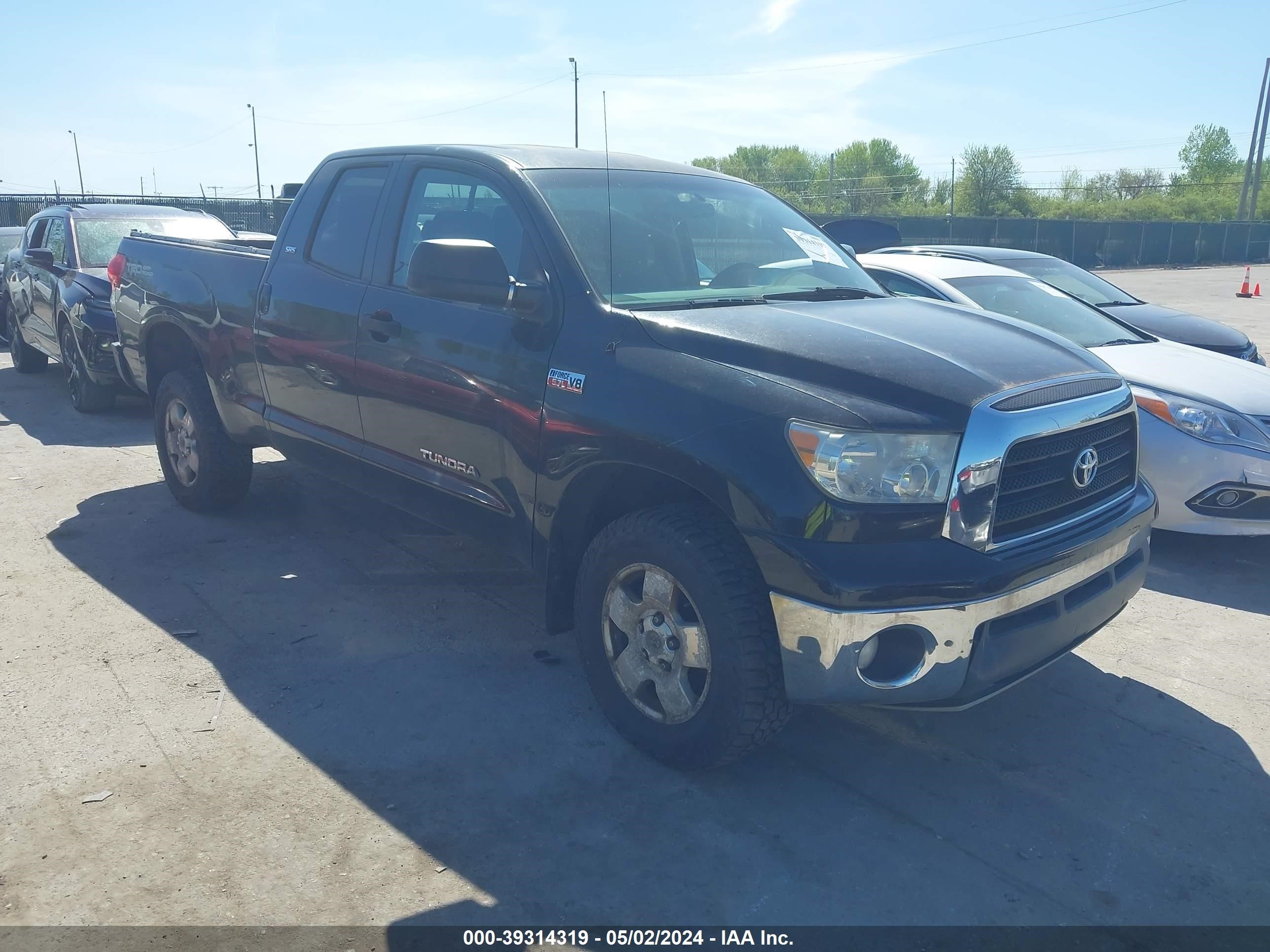 toyota tundra 2007 5tbbv54147s468999