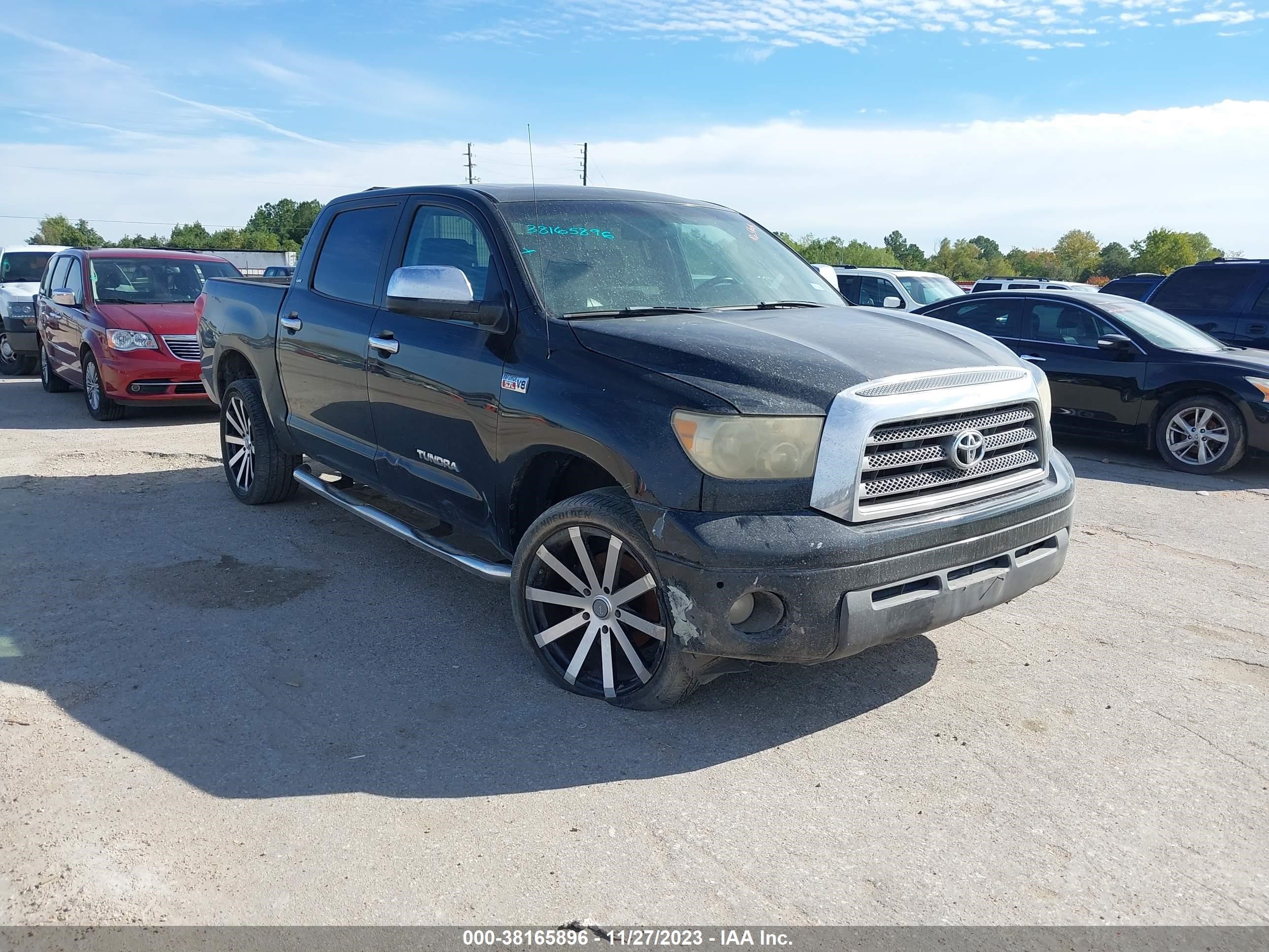 toyota tundra 2007 5tbev58127s468250