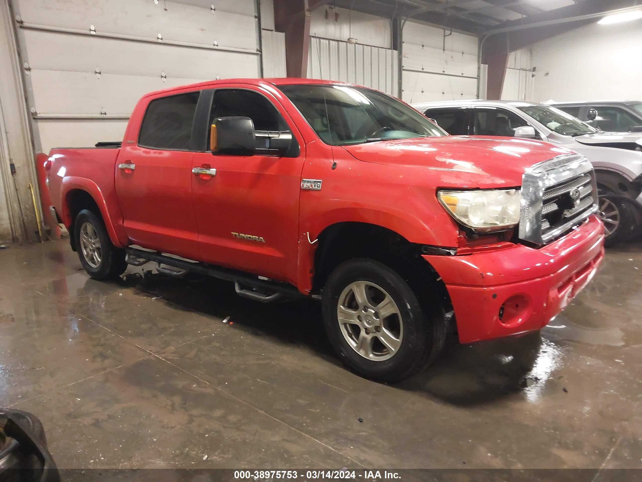 toyota tundra 2007 5tbev58167s455873