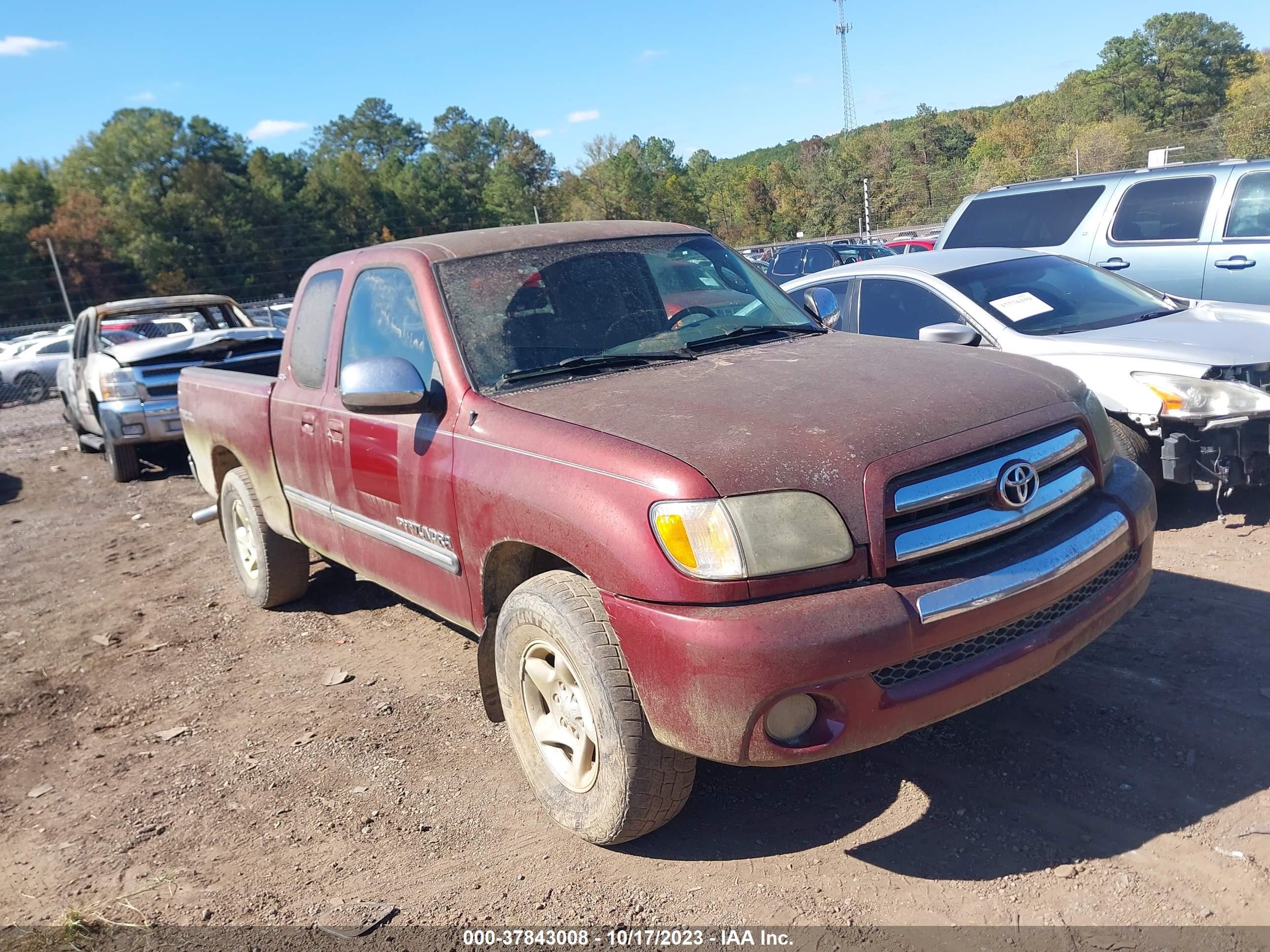 toyota tundra 2003 5tbrn34113s434449