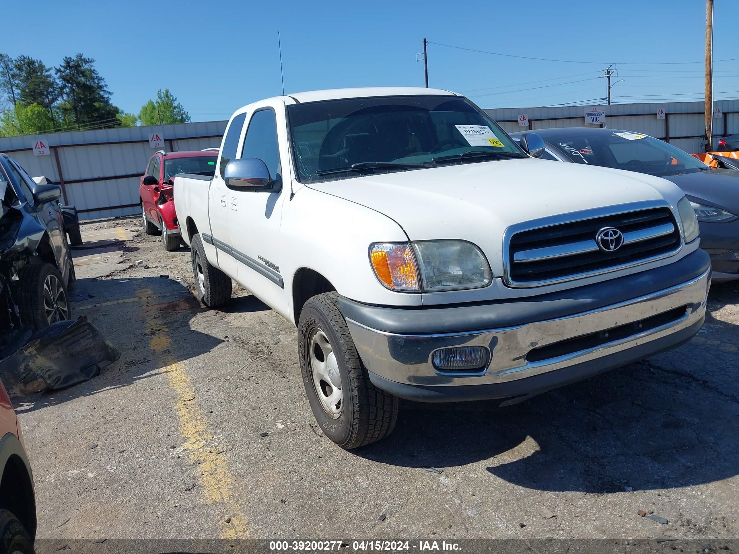 toyota tundra 2001 5tbrn34161s148870