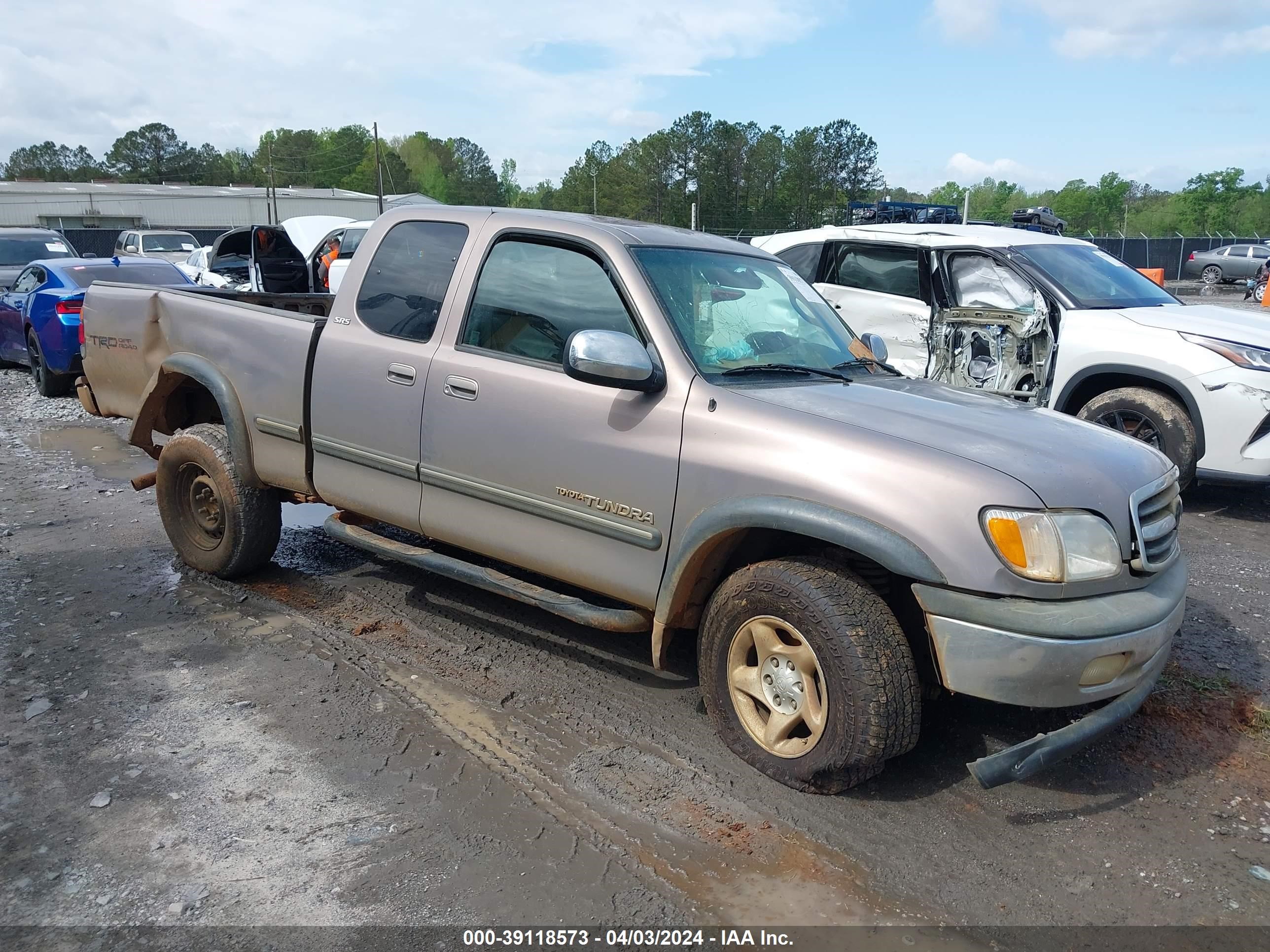 toyota tundra 2002 5tbrt34142s284065