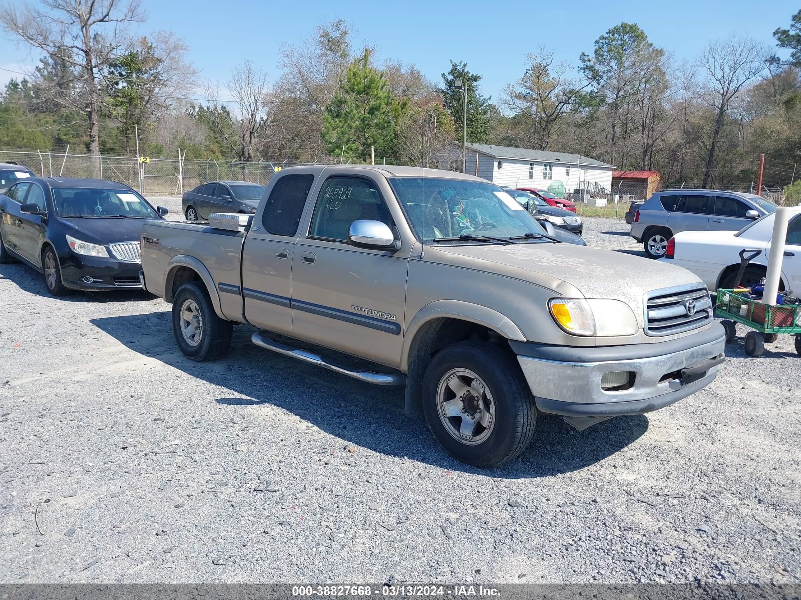 toyota tundra 2002 5tbrt34172s265929