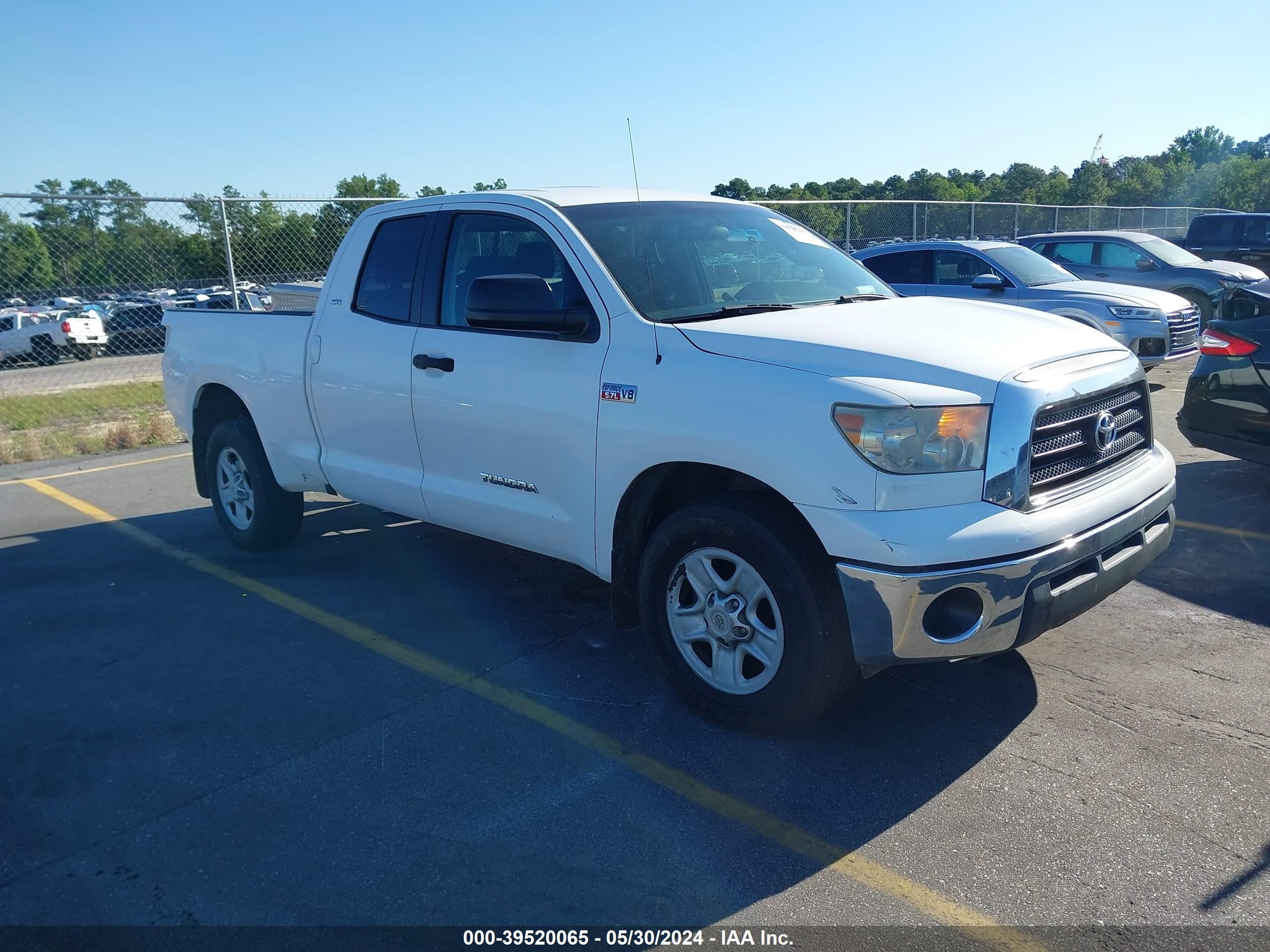 toyota tundra 2007 5tbrv54127s456512