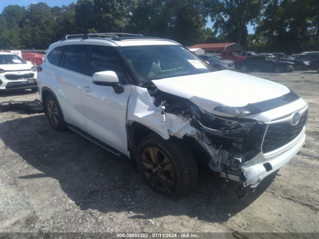 toyota highlander 2023 5tdaarah8ps527947