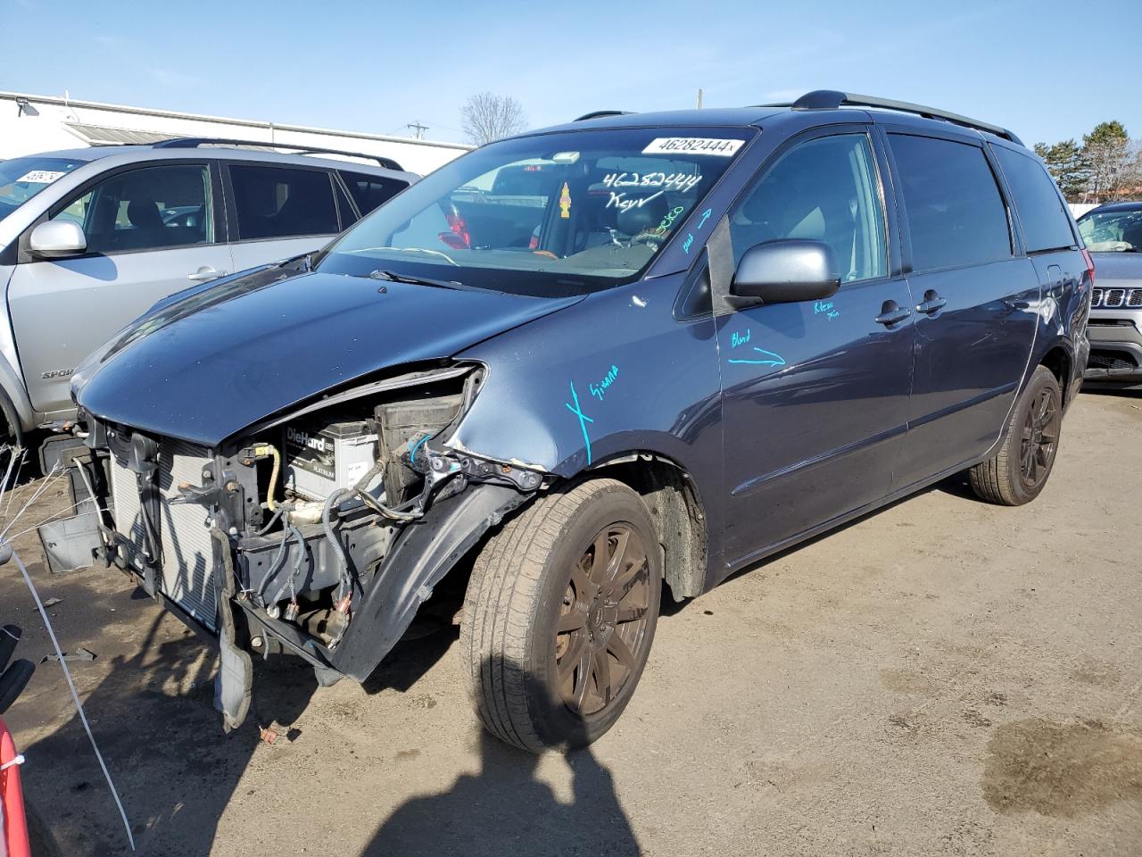 toyota sienna 2006 5tdba22c36s060997