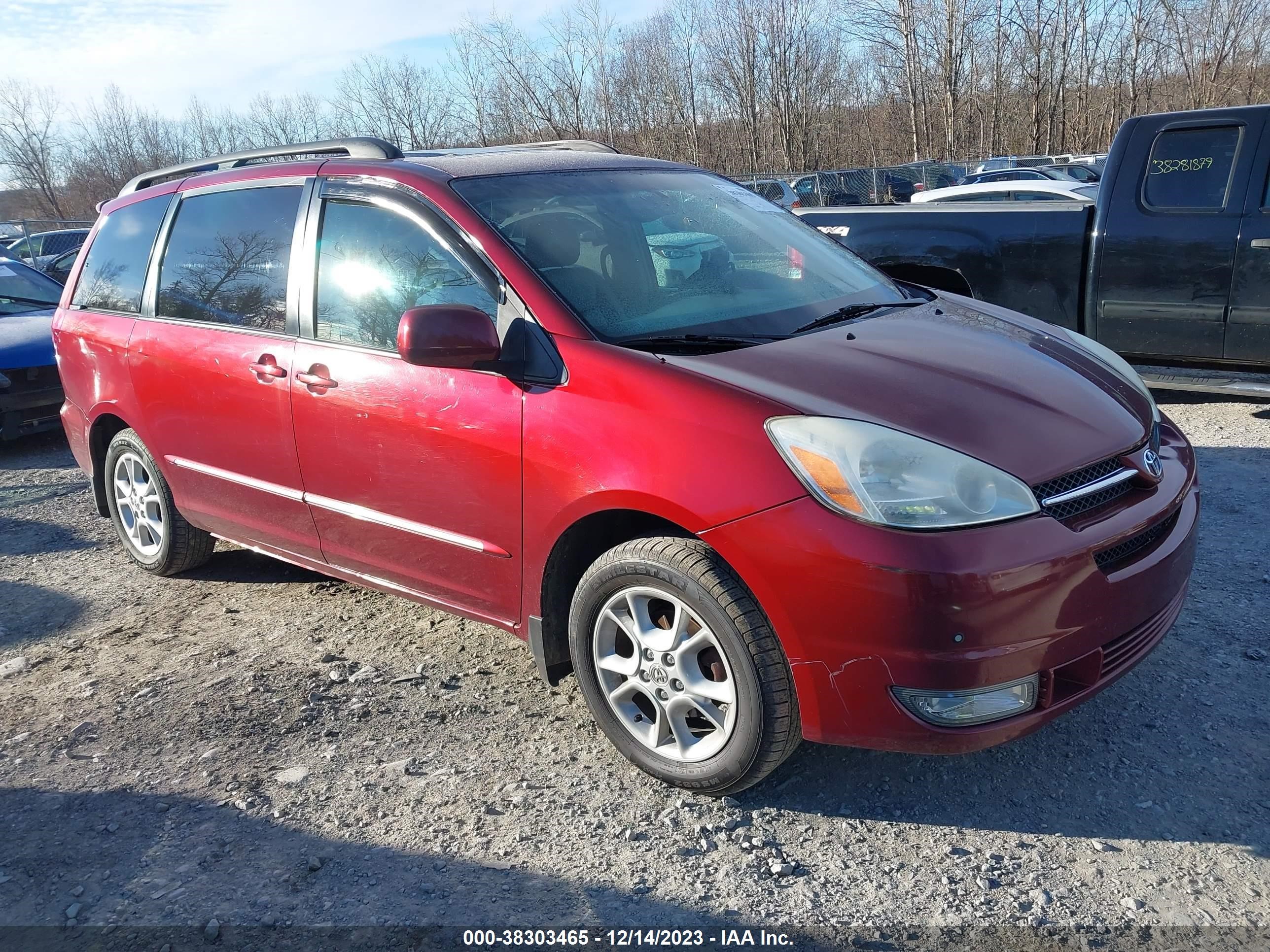 toyota sienna 2005 5tdba22c95s049887