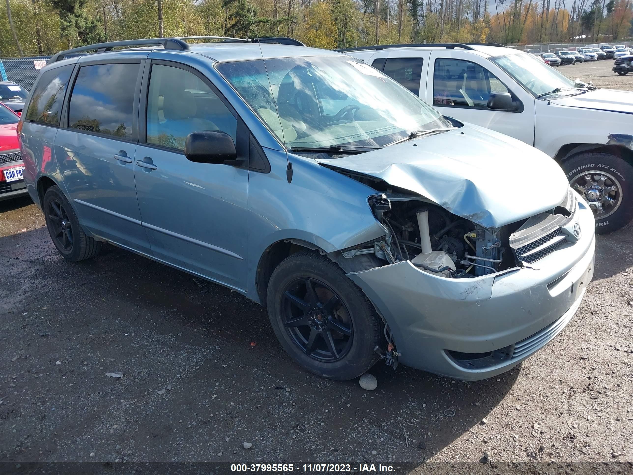 toyota sienna 2005 5tdba23c45s053263