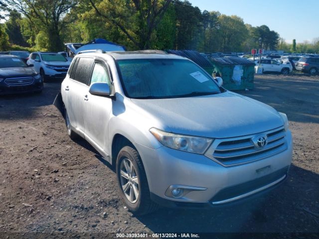 toyota highlander 2012 5tdbk3eh6cs149744