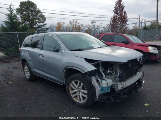 toyota highlander 2016 5tdbkrfh0gs259227