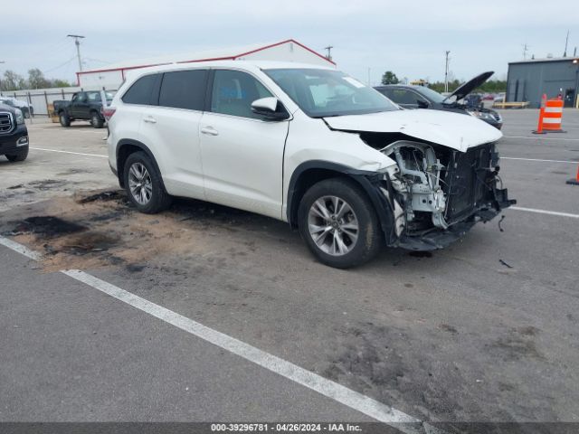 toyota highlander 2016 5tdbkrfh0gs343001