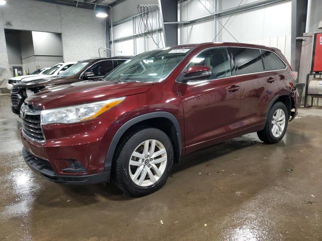 toyota highlander 2016 5tdbkrfh1gs327437