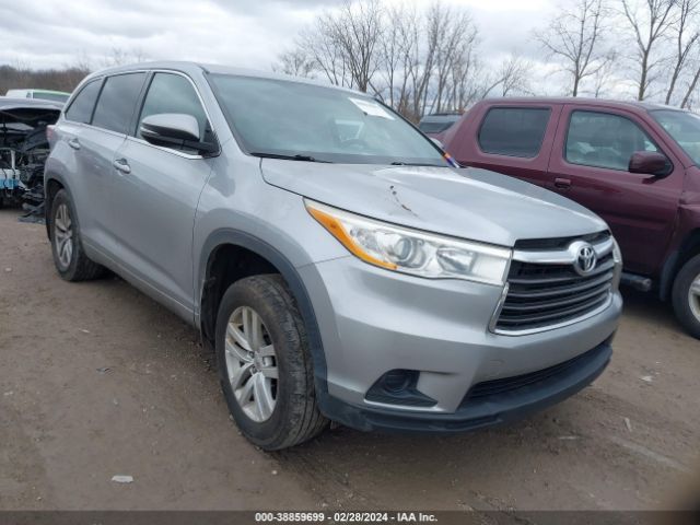 toyota highlander 2014 5tdbkrfh2es012546