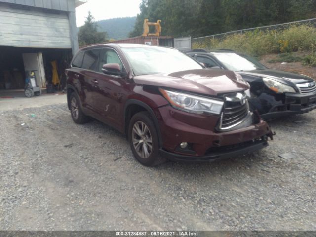 toyota highlander 2015 5tdbkrfh3fs175806