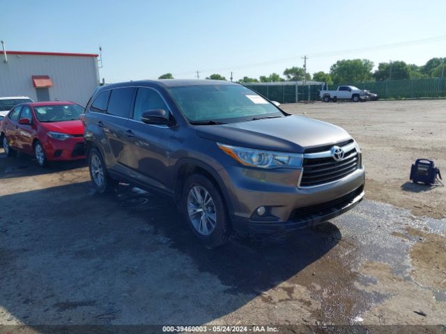 toyota highlander 2015 5tdbkrfh5fs072760