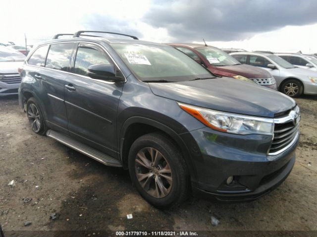 toyota highlander 2015 5tdbkrfh5fs189206