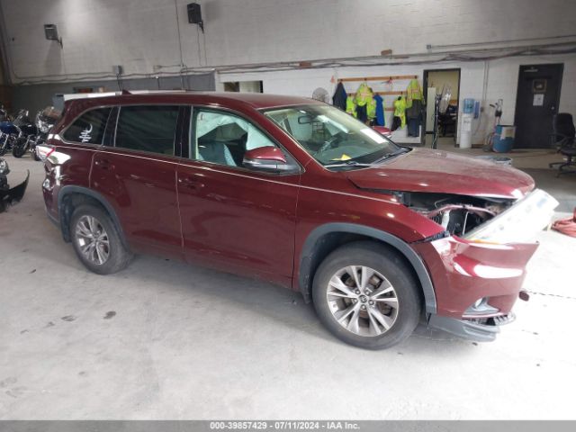 toyota highlander 2016 5tdbkrfh5gs282535