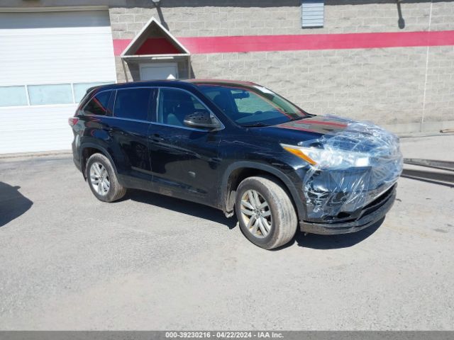 toyota highlander 2016 5tdbkrfh6gs257157