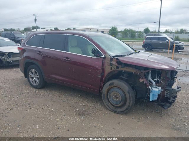 toyota highlander 2016 5tdbkrfh6gs314652