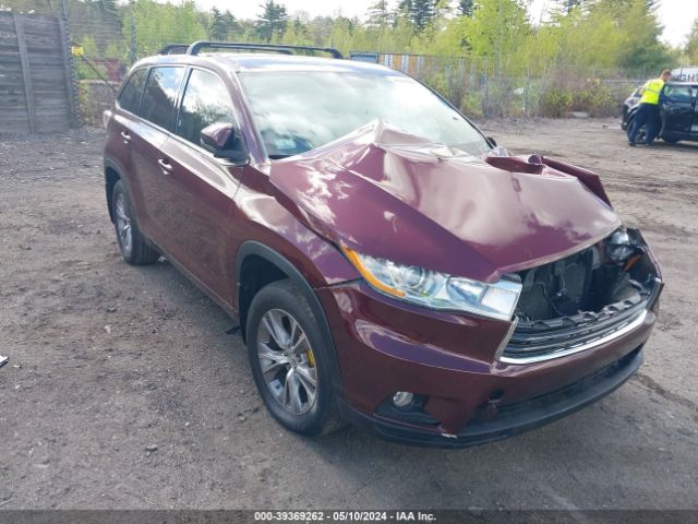 toyota highlander 2014 5tdbkrfh7es016141