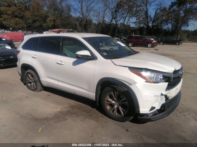 toyota highlander 2014 5tdbkrfh8es042375