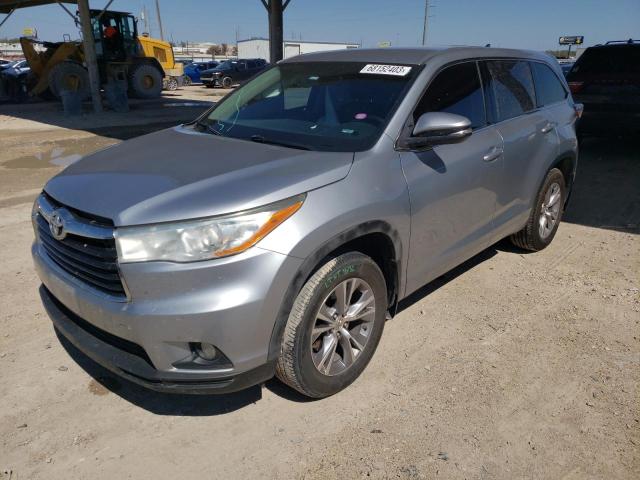 toyota highlander 2014 5tdbkrfh9es039808