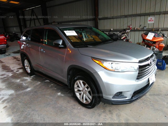 toyota highlander 2015 5tdbkrfh9fs107817