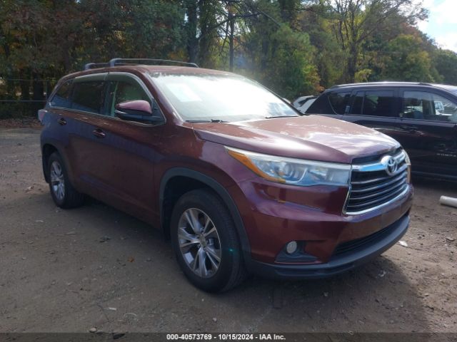 toyota highlander 2015 5tdbkrfh9fs178564