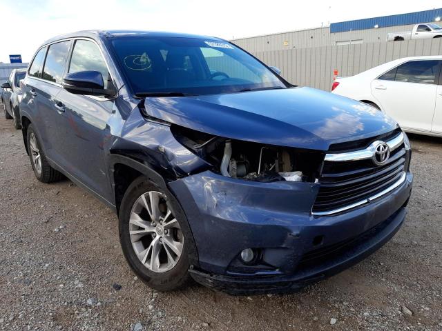 toyota highlander 2014 5tdbkrfhxes068394