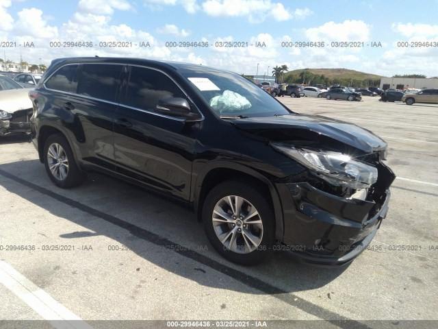 toyota highlander 2016 5tdbkrfhxgs236943