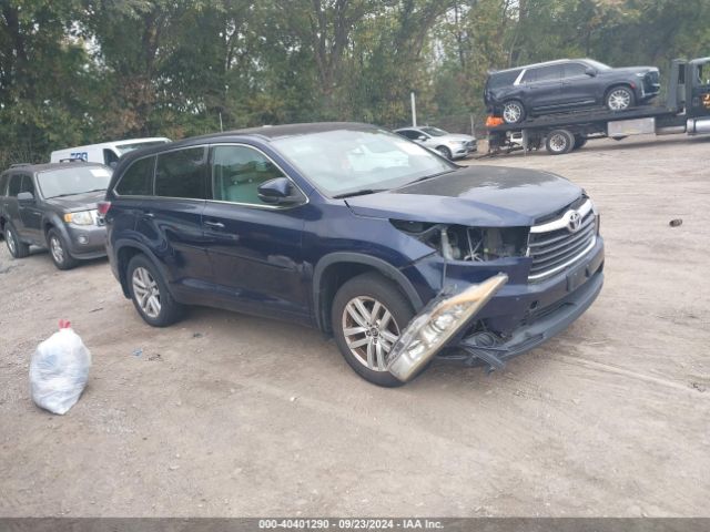 toyota highlander 2016 5tdbkrfhxgs299217