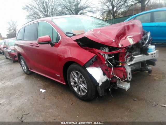 toyota sienna 2021 5tdbrkec0ms012245