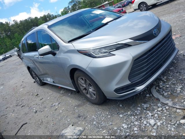 toyota sienna 2021 5tdbrkec7ms032685