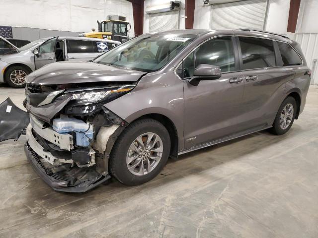 toyota sienna le 2021 5tdbskfc4ms015832