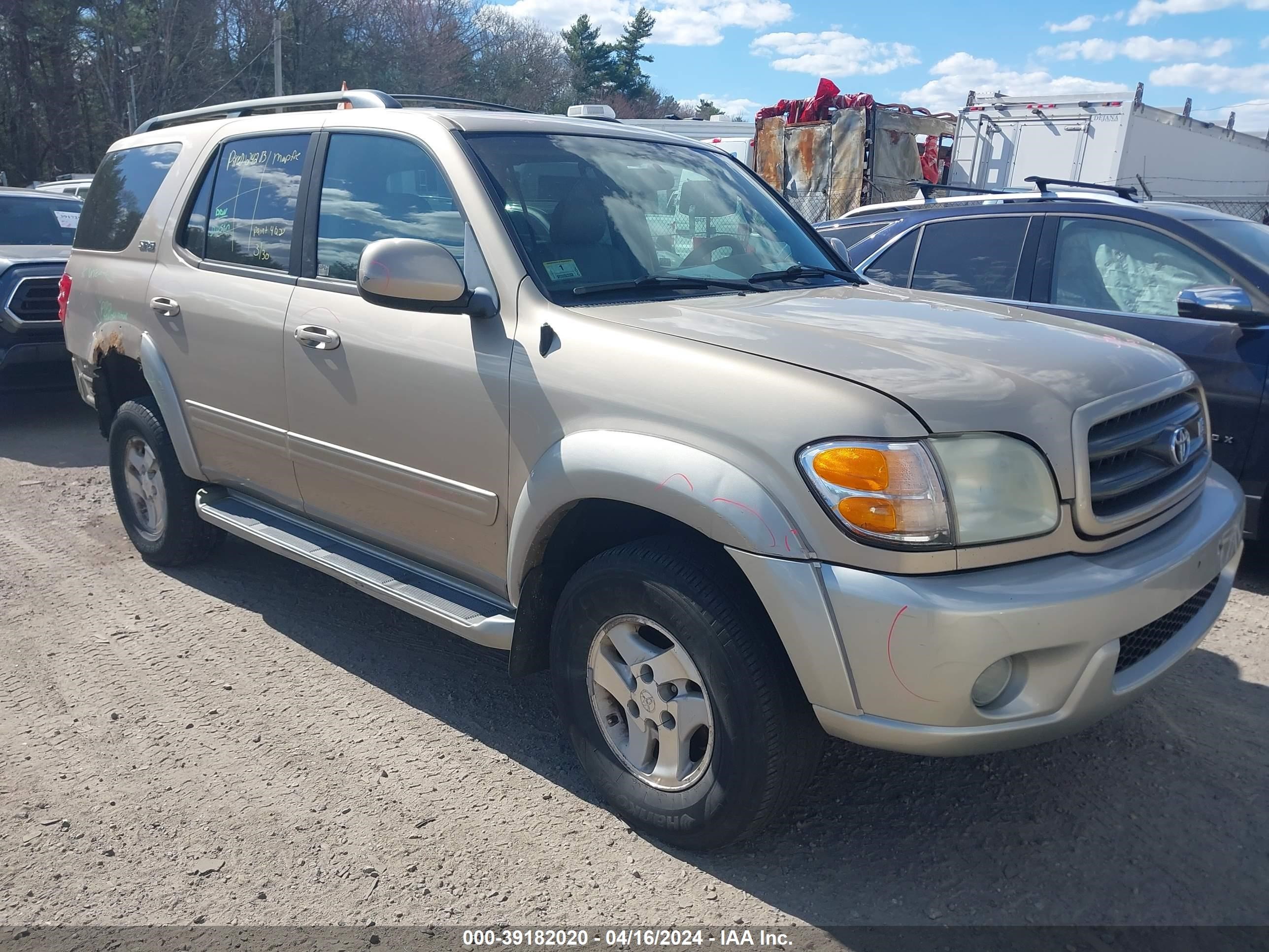 toyota sequoia 2004 5tdbt44a24s209270