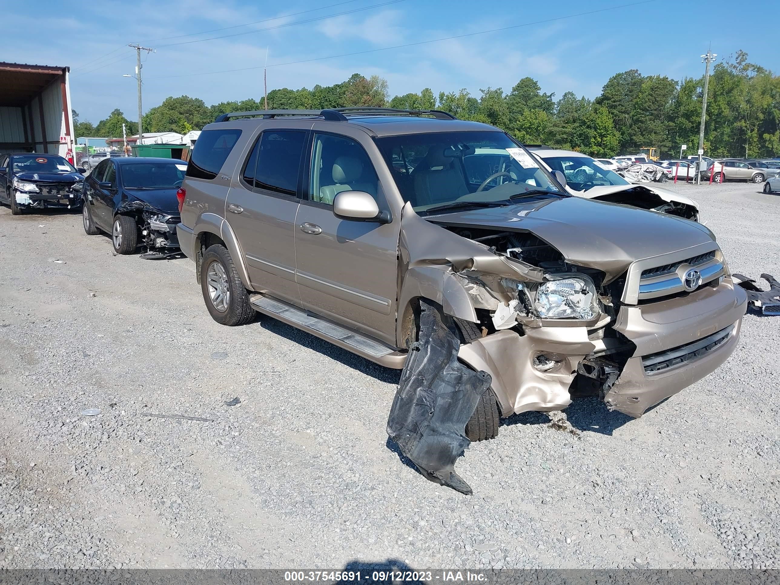 toyota sequoia 2005 5tdbt44a25s253898