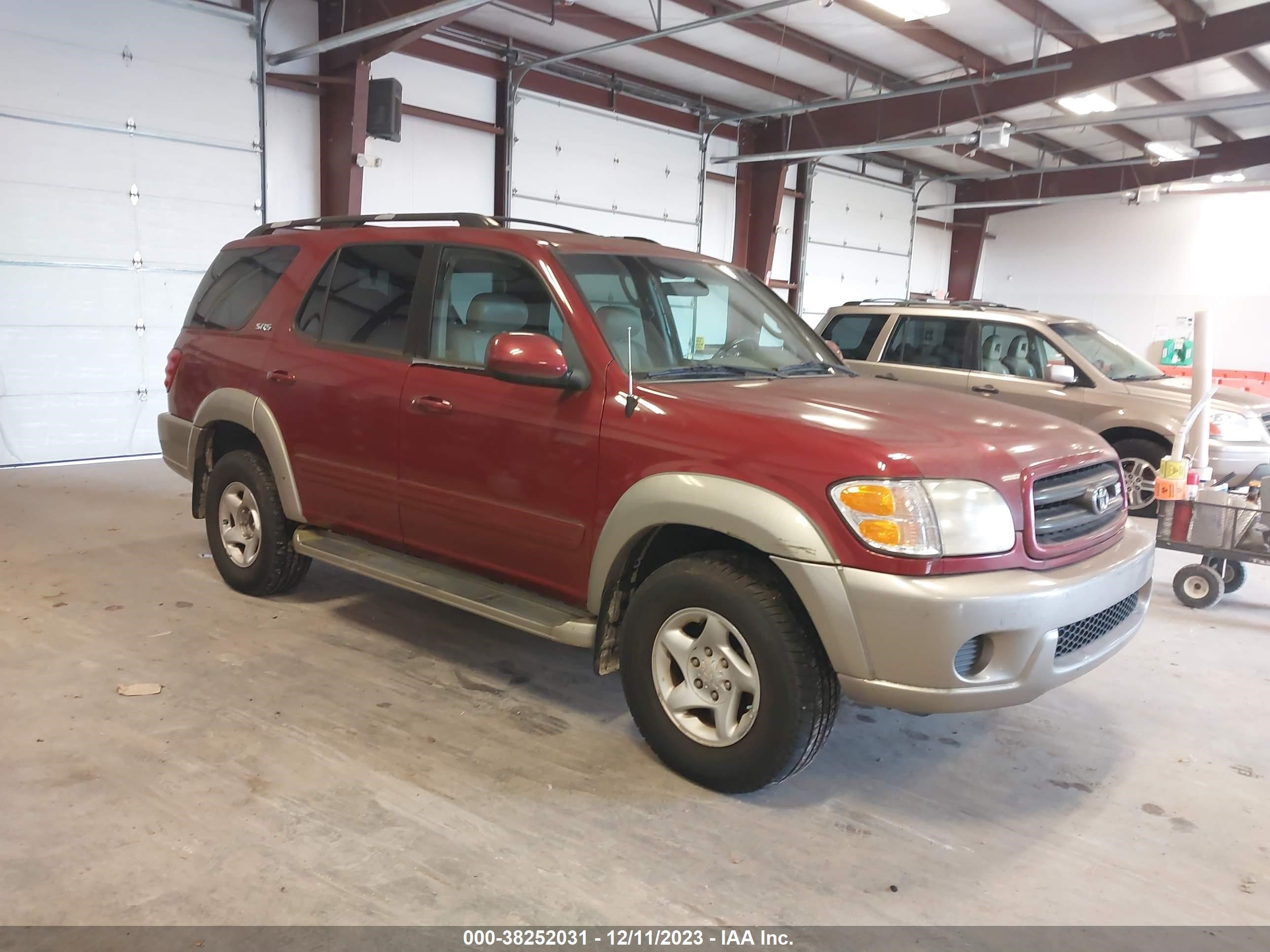 toyota sequoia 2001 5tdbt44a41s044821