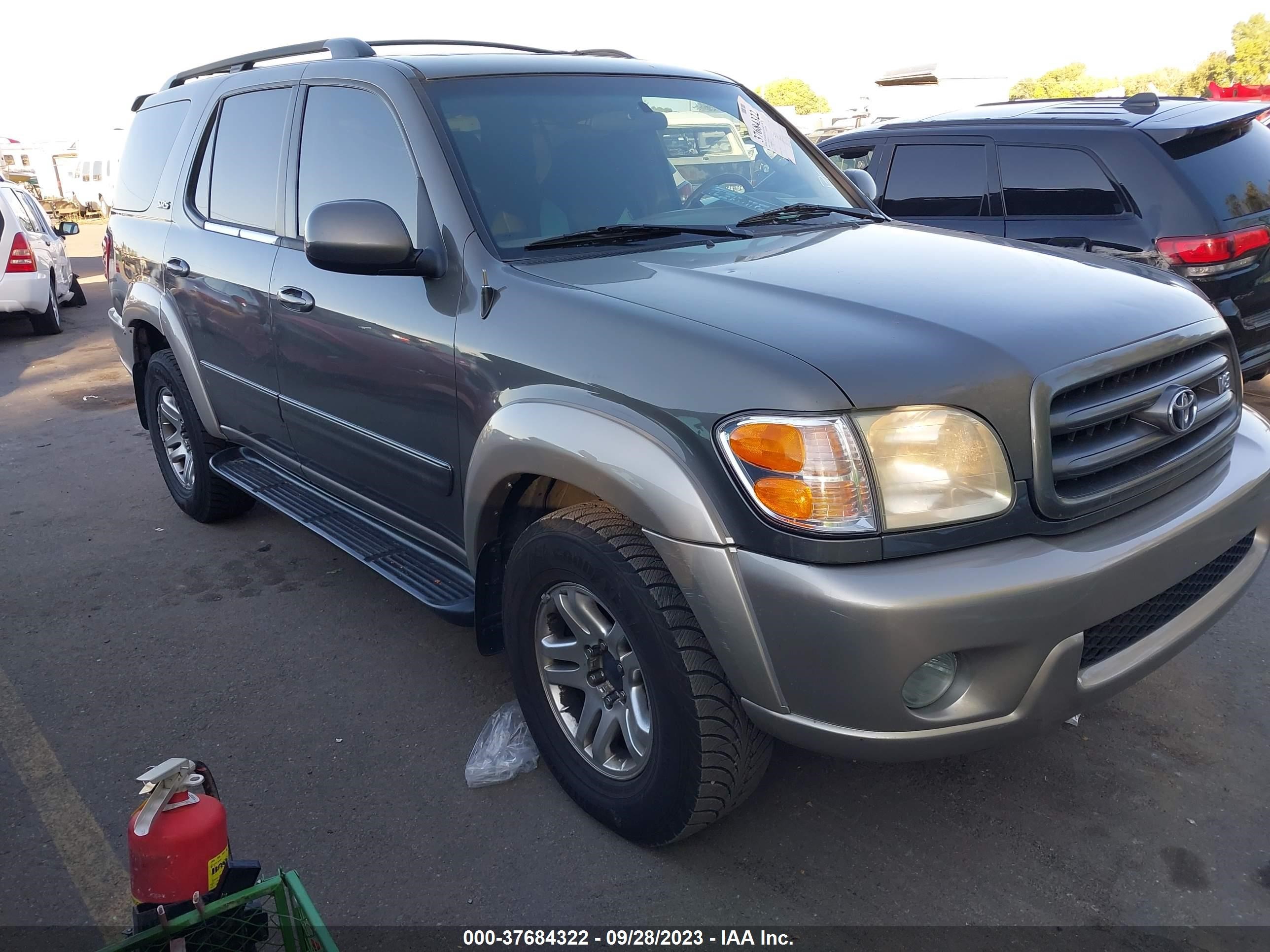 toyota sequoia 2004 5tdbt44a64s229070