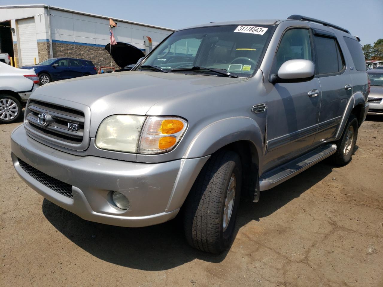 toyota sequoia 2004 5tdbt44a84s228857