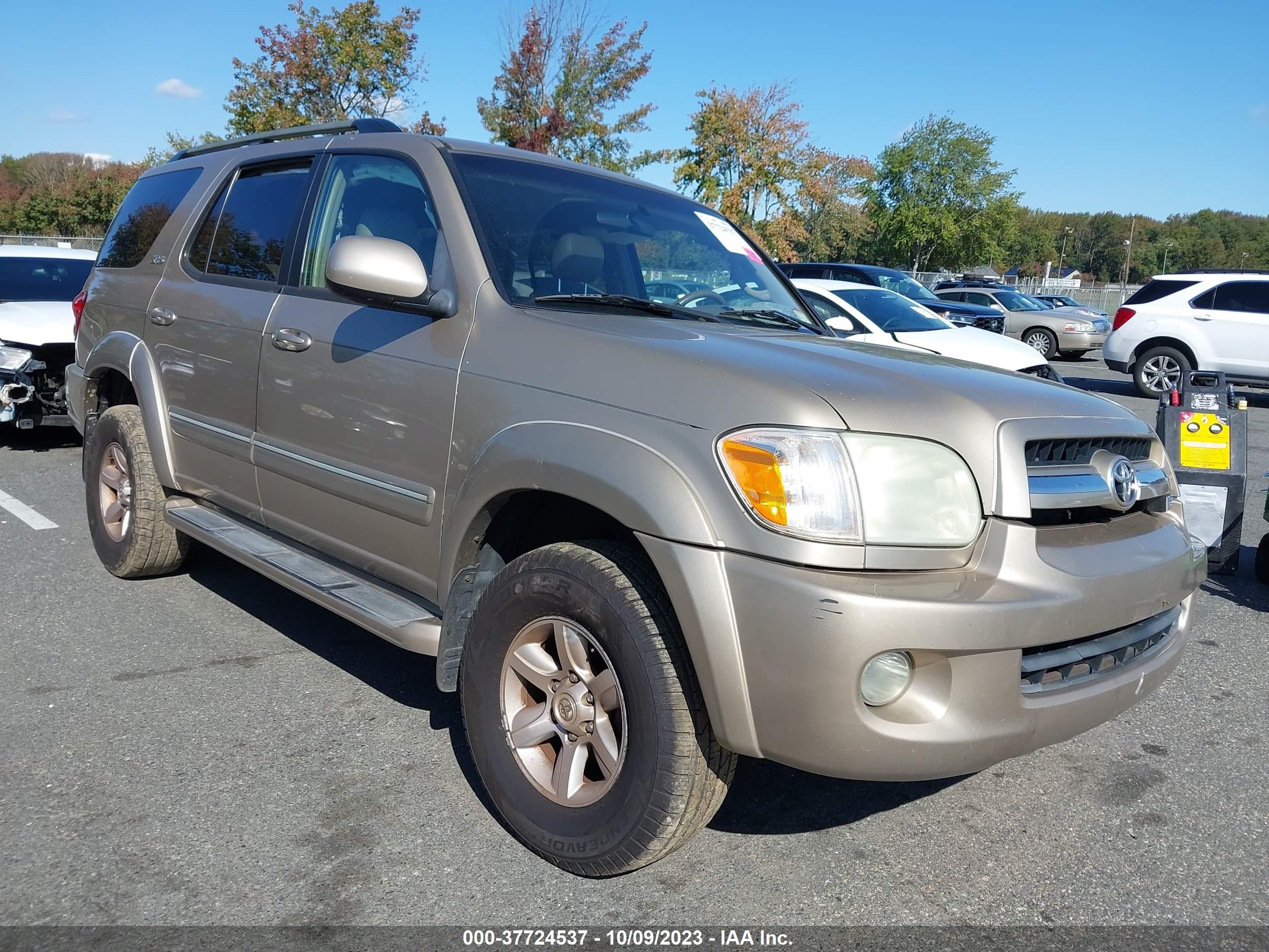 toyota sequoia 2005 5tdbt44a85s236006