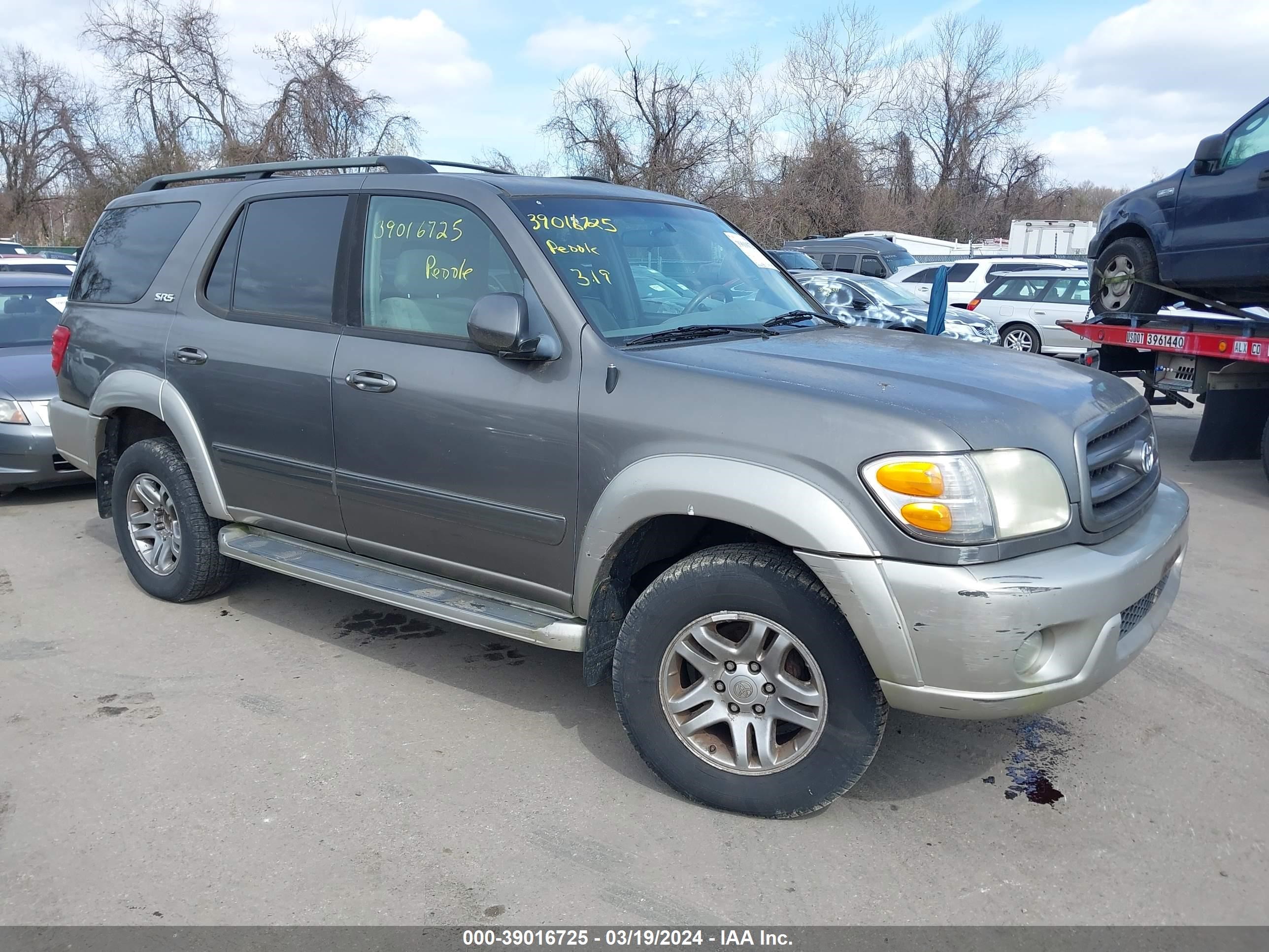 toyota sequoia 2004 5tdbt44ax4s208013