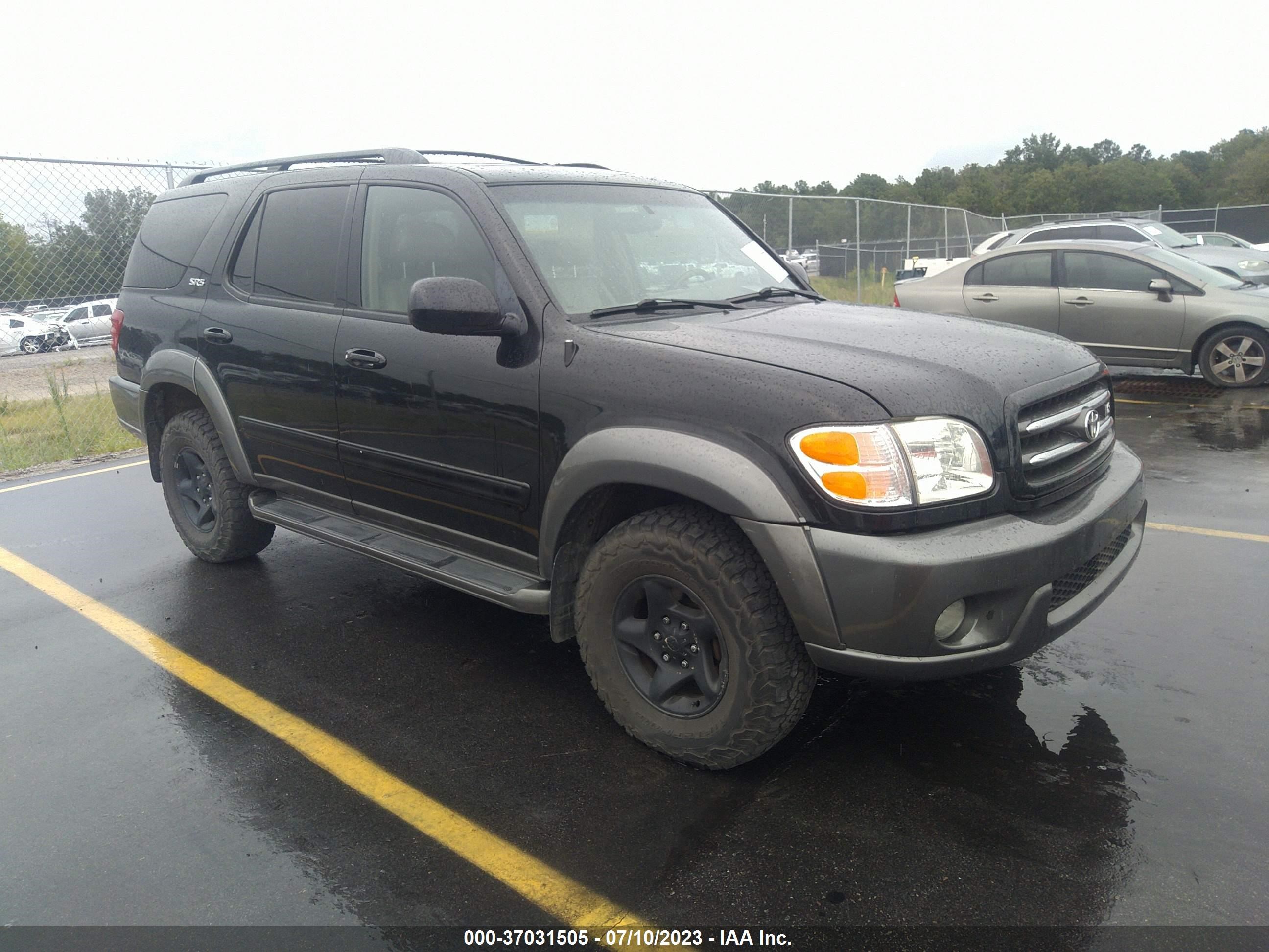 toyota sequoia 2004 5tdbt44ax4s219951