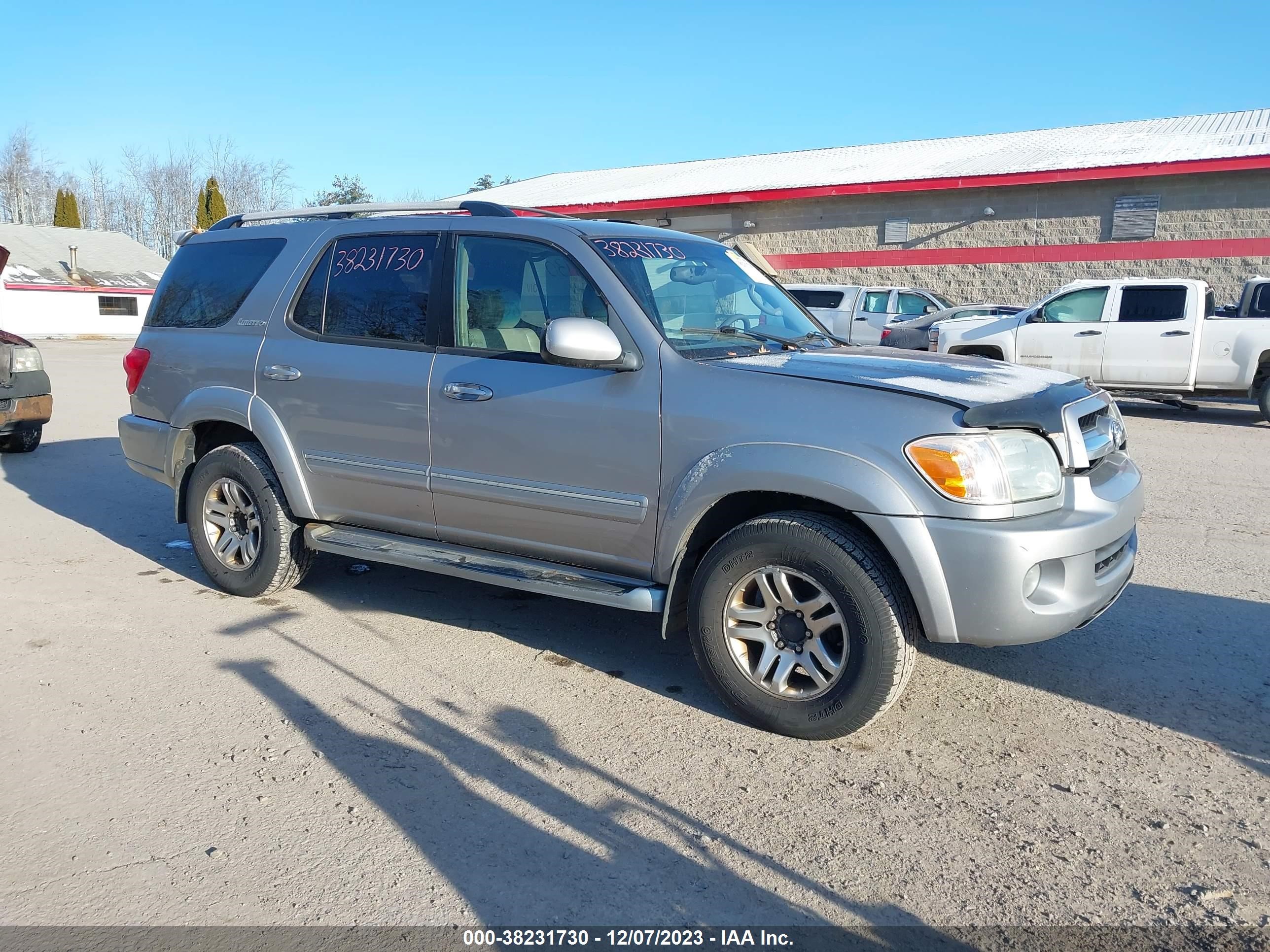 toyota sequoia 2005 5tdbt48a05s249620