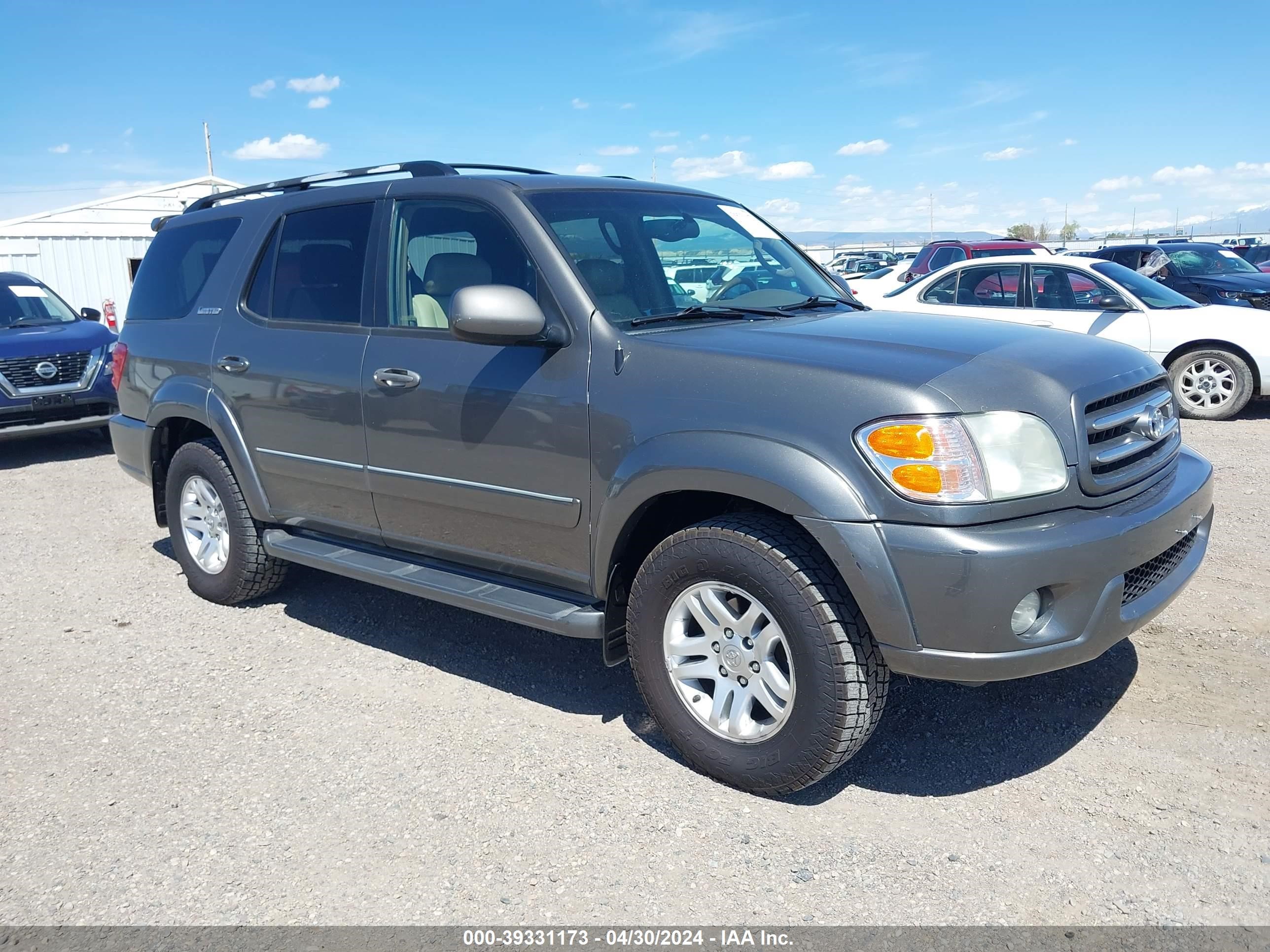 toyota sequoia 2003 5tdbt48a13s166663