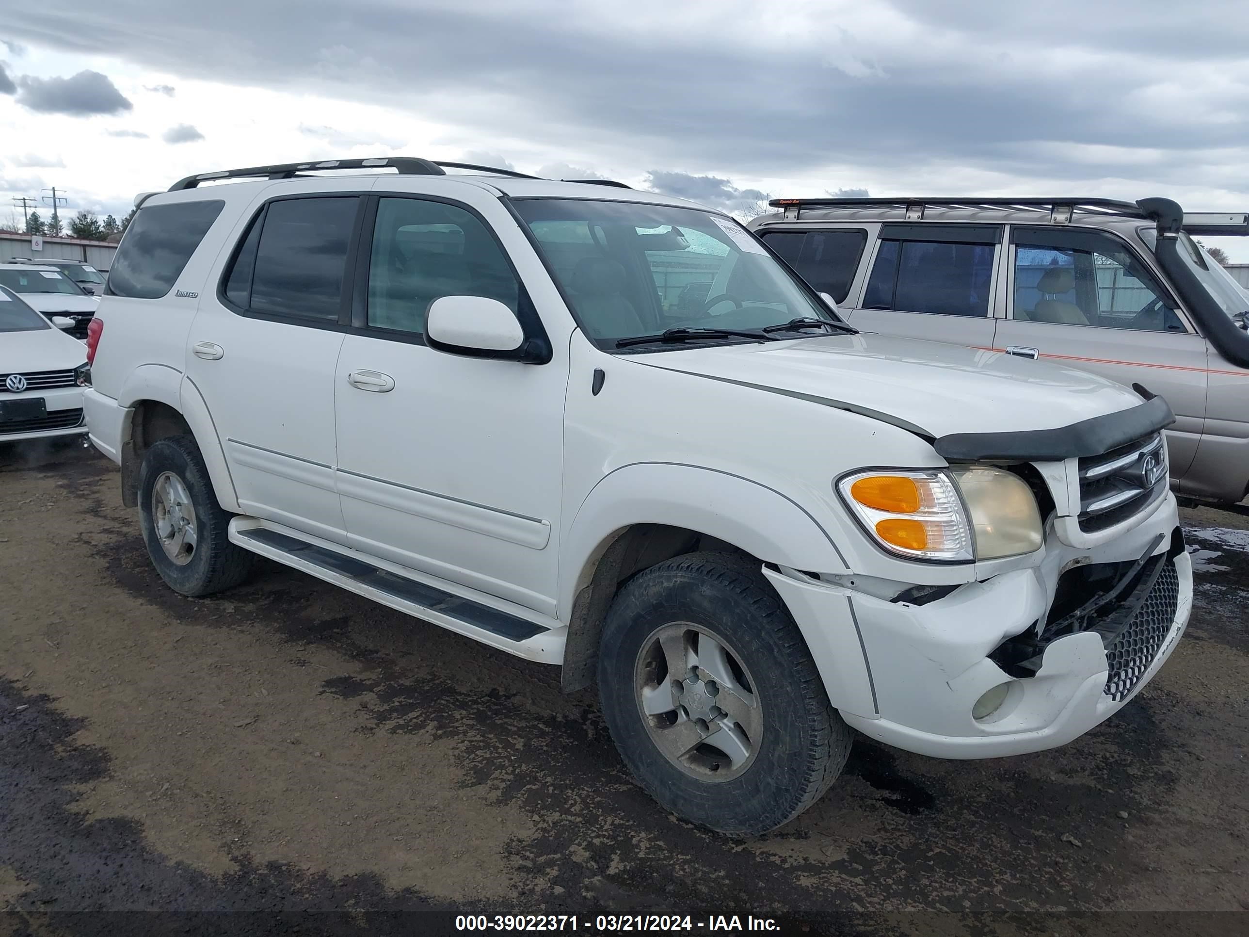 toyota sequoia 2002 5tdbt48a32s075568