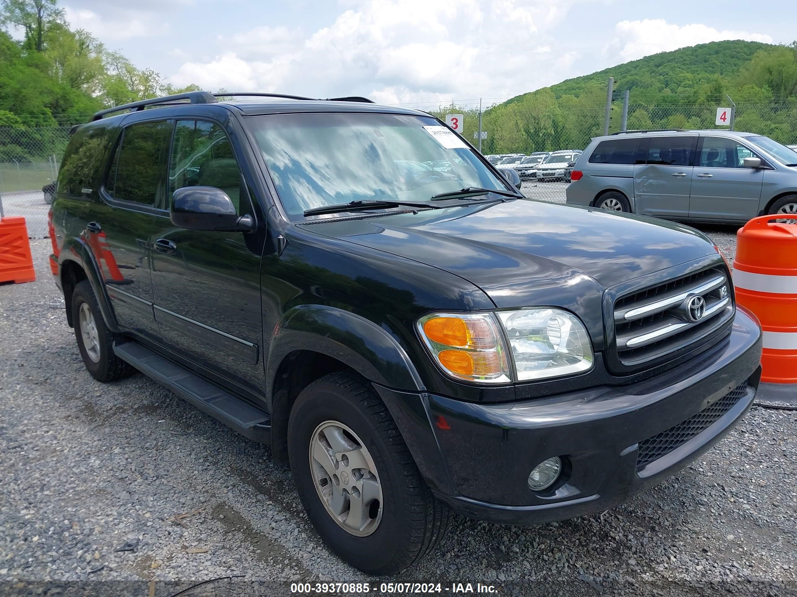 toyota sequoia 2002 5tdbt48a42s122753