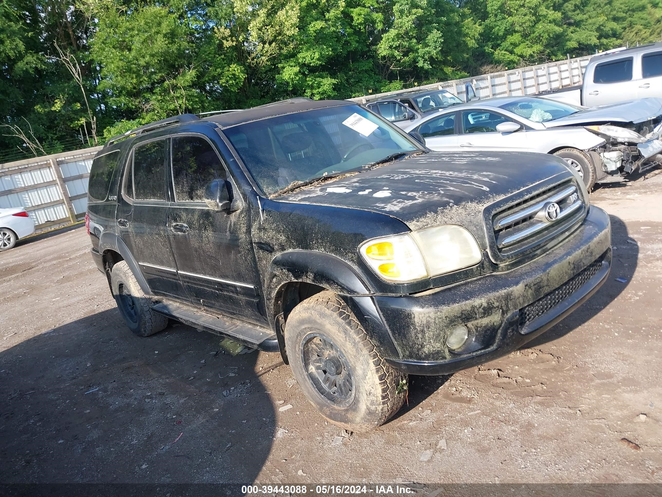 toyota sequoia 2001 5tdbt48a51s038293