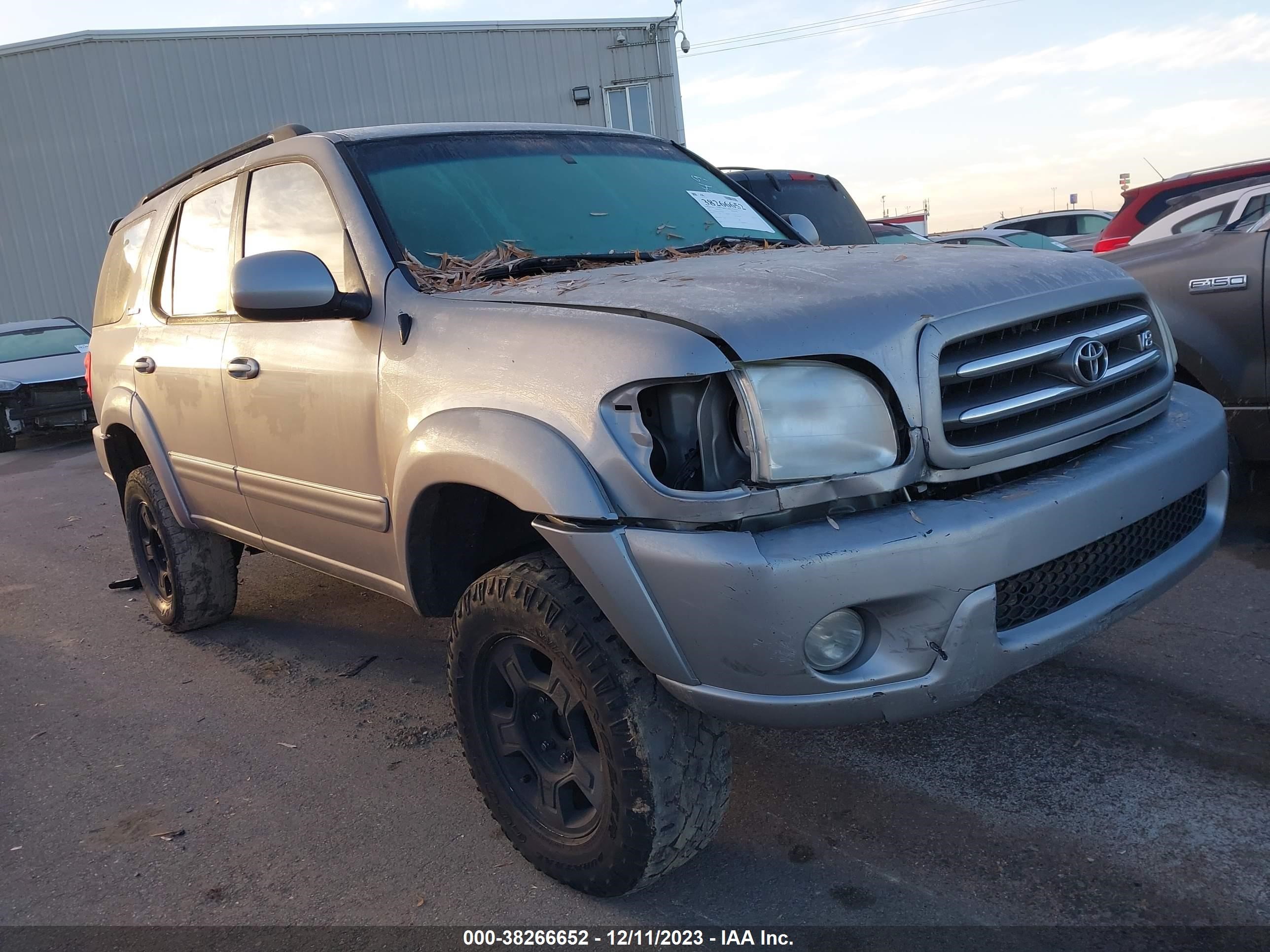 toyota sequoia 2003 5tdbt48a53s145749